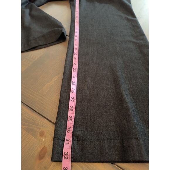 J. Jill Stretch Dress Pants Woman's Sz 12 Gray Flat Front Hi Rise Career Office - Picture 9 of 14